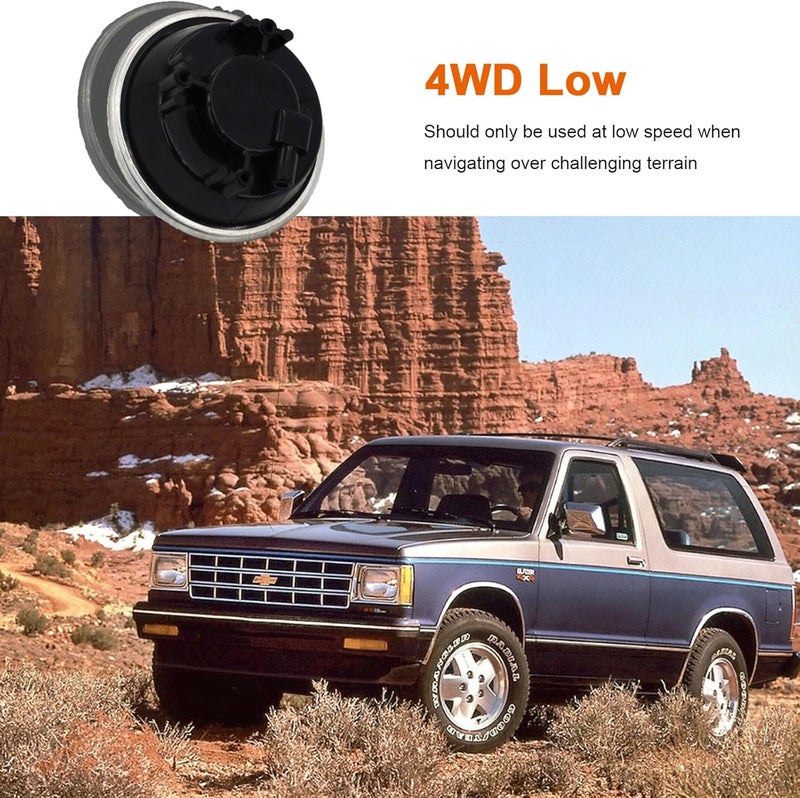 BEAMINGAUTO 4-Wheel Drive Differential Vacuum Actuator 25031740 8250317400 Compatible with S10 Blazer 1983-2005 S15 Jimmy Sonoma 1983-2004 - Image 5
